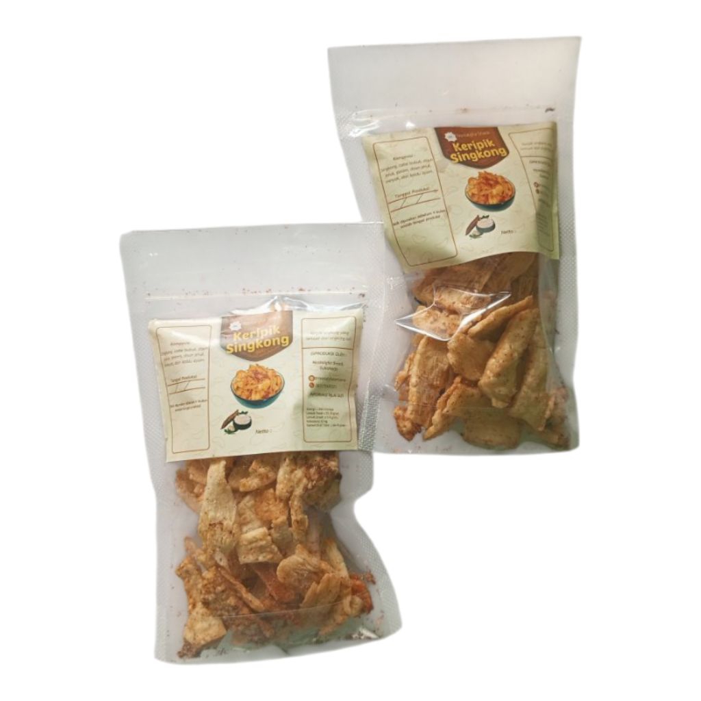 

Balung kethek/keripik singkong pedas