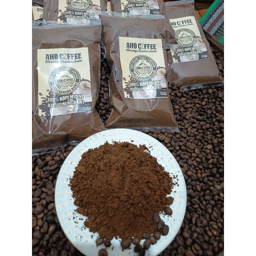 

kopi murni 100% asli/ahocoffe asli gunung kawi/kopi murni