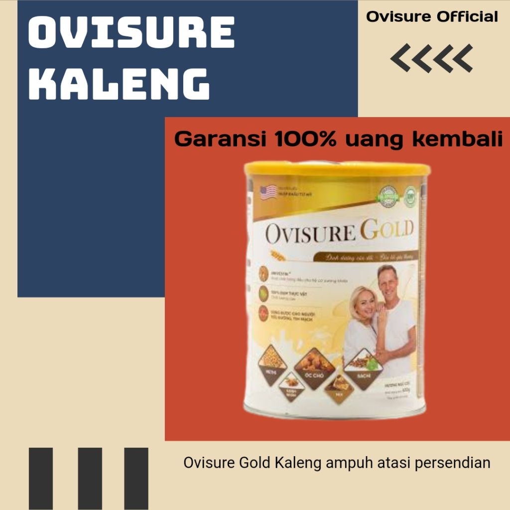 

Ovisure gold kemasan kaleng susu tulang sendi 400gram
