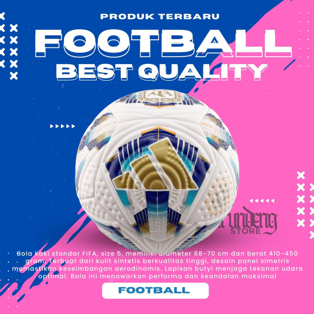 ADIDAS bola sepak adidas ORIGINAL bola sepak size 5 IMPORT