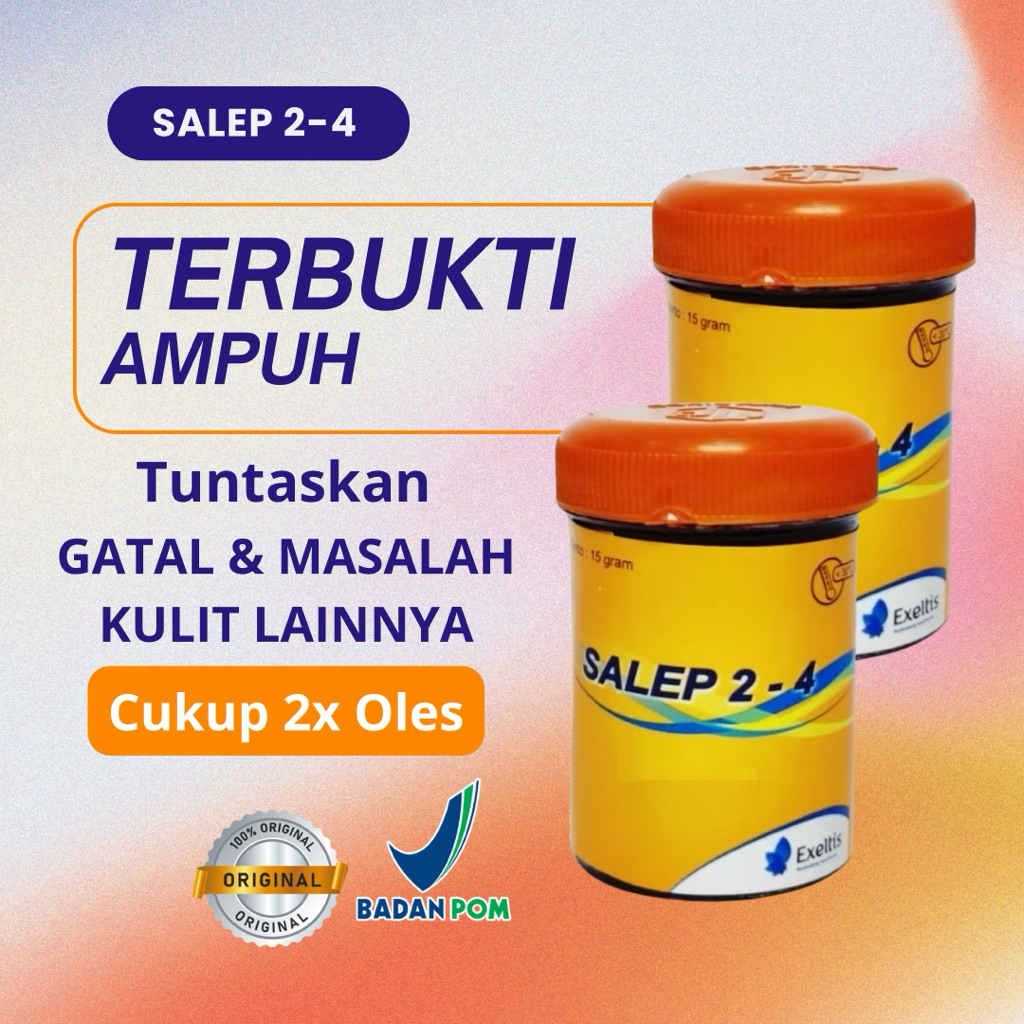 Salep 2-4 Nufarindo Ampuh tuntaskan gatal eksim scabies DLL