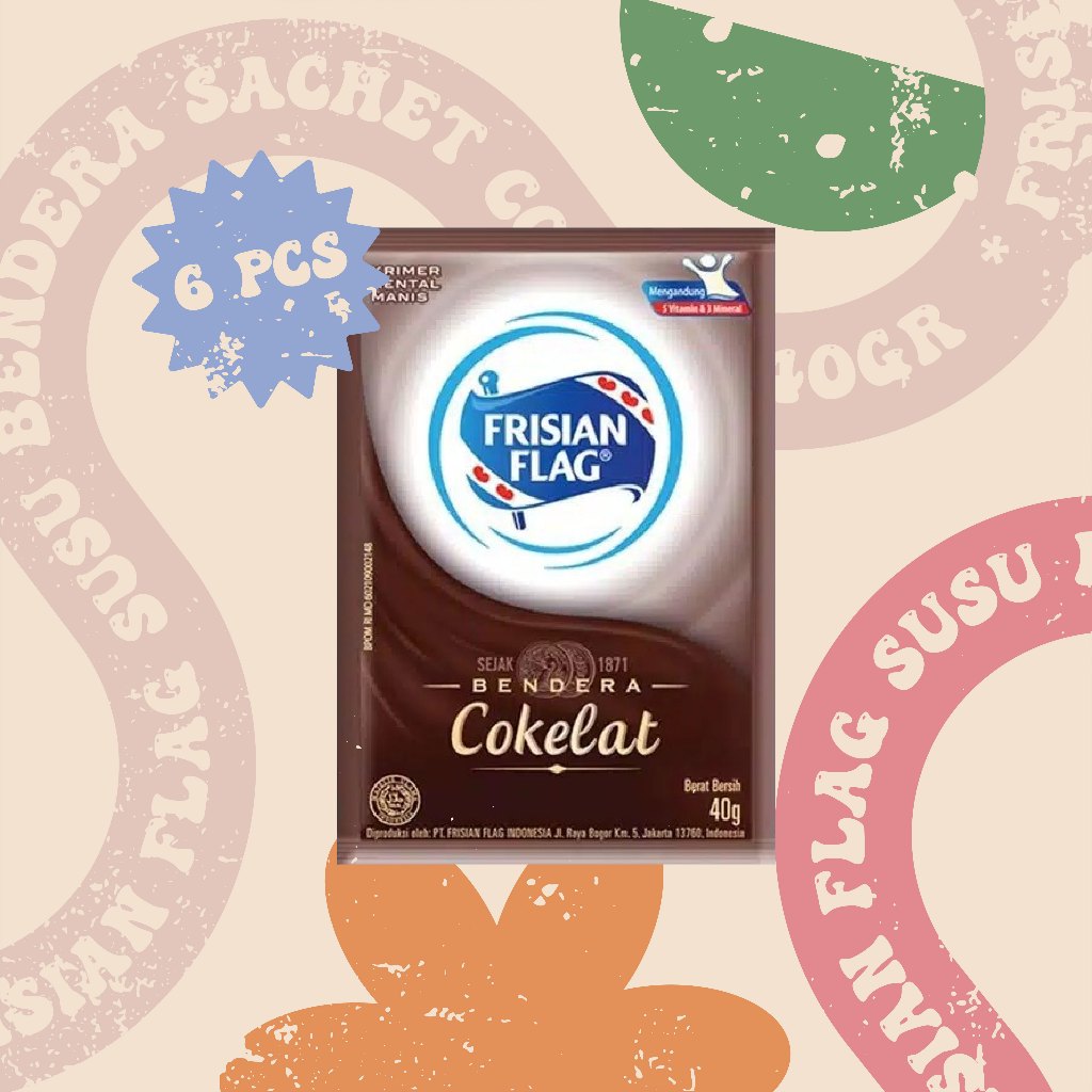

Frisian Flag Susu Bendera Cokelat Sachet