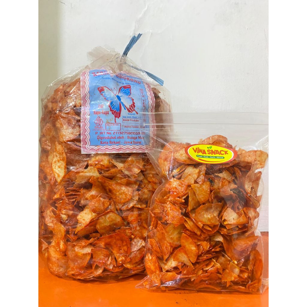 

Singkong Balado/ Keripik Singkong pedas Manis 500Gram/1Kg