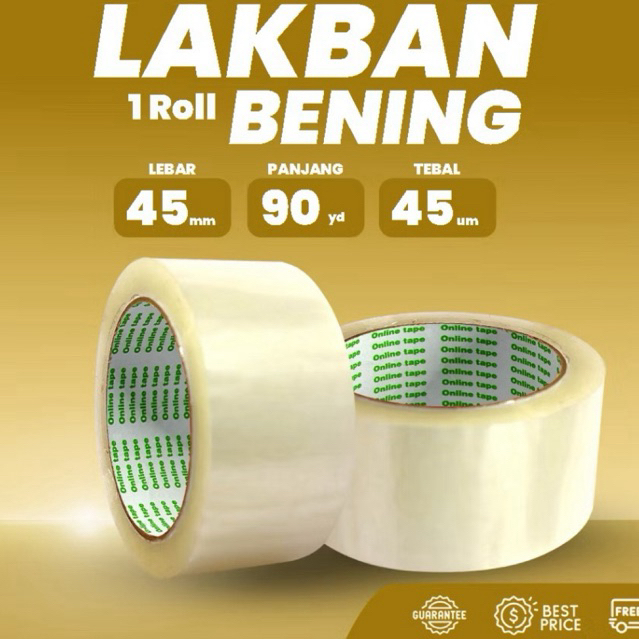 

Lakban/ Solasi/ Perekat/ Lakban Bening/ Solatip