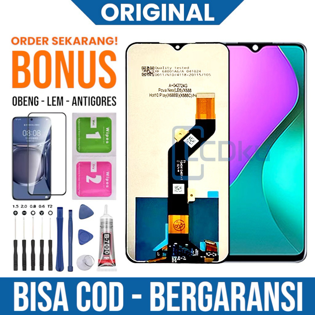 LCD INFINIX X688 / HOT 10 PLAY / HOT 11 PLAY / X688B / X688C