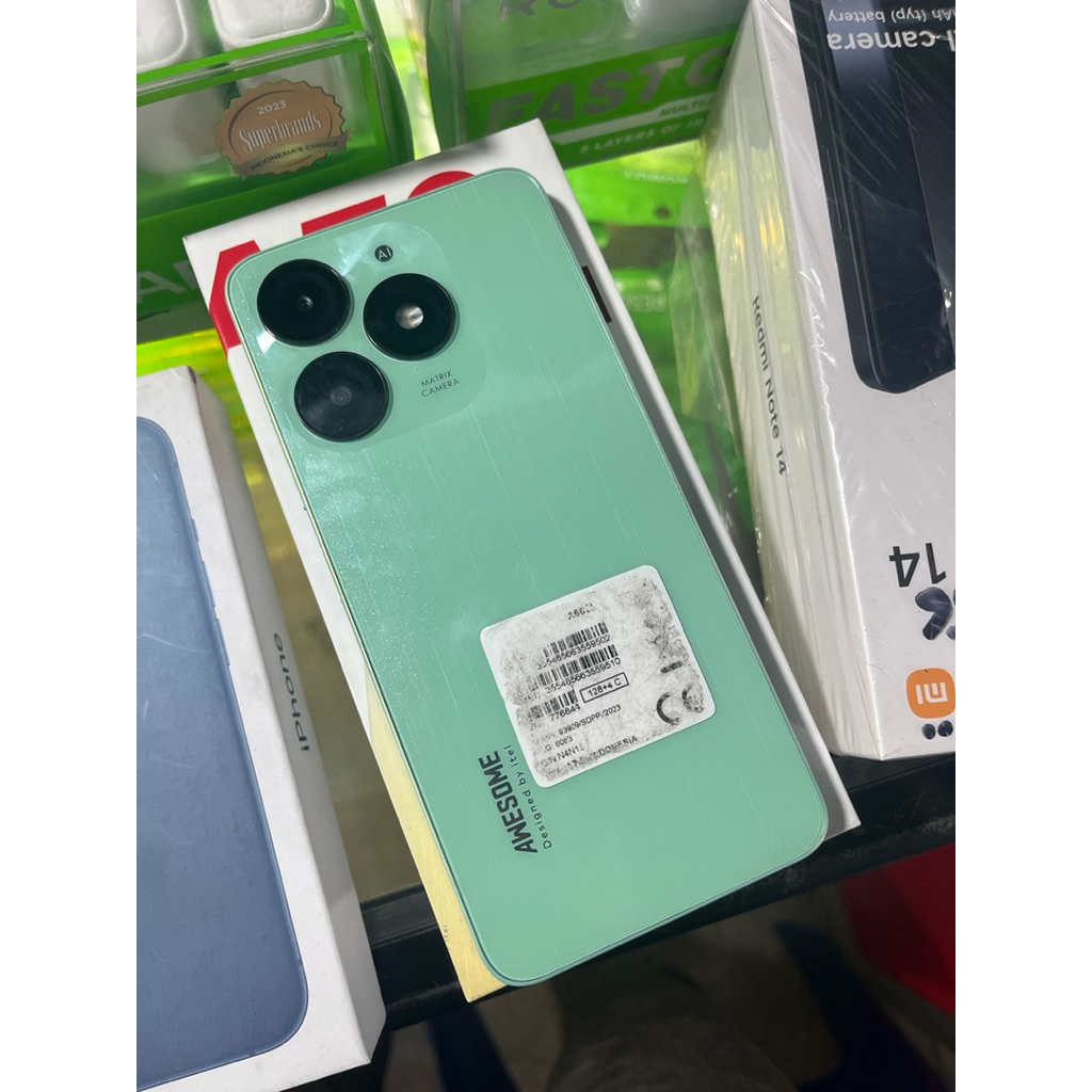 ITEL A70 RAM 12 MEMORI 128gb