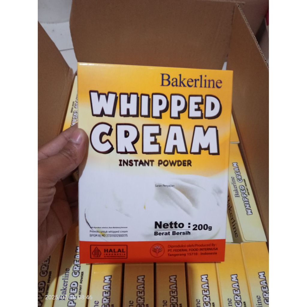 

Whipped Cream 200gr