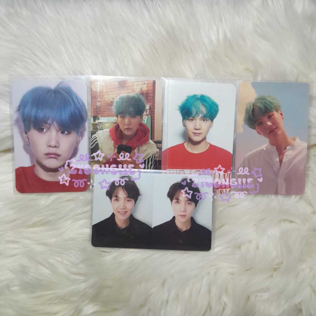 [OFFICIAL] Photocard Love Yourself Her Tear Answer Vinyl Suga Yoongi BTS