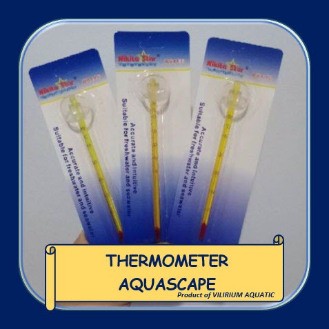 PERLENGKAPAN AQUARIUM - TERMOMETER AQUARIUM MANUAL / THERMOMETER AQUARIUM MANUAL (ALAT UKUR SUHU AIR
