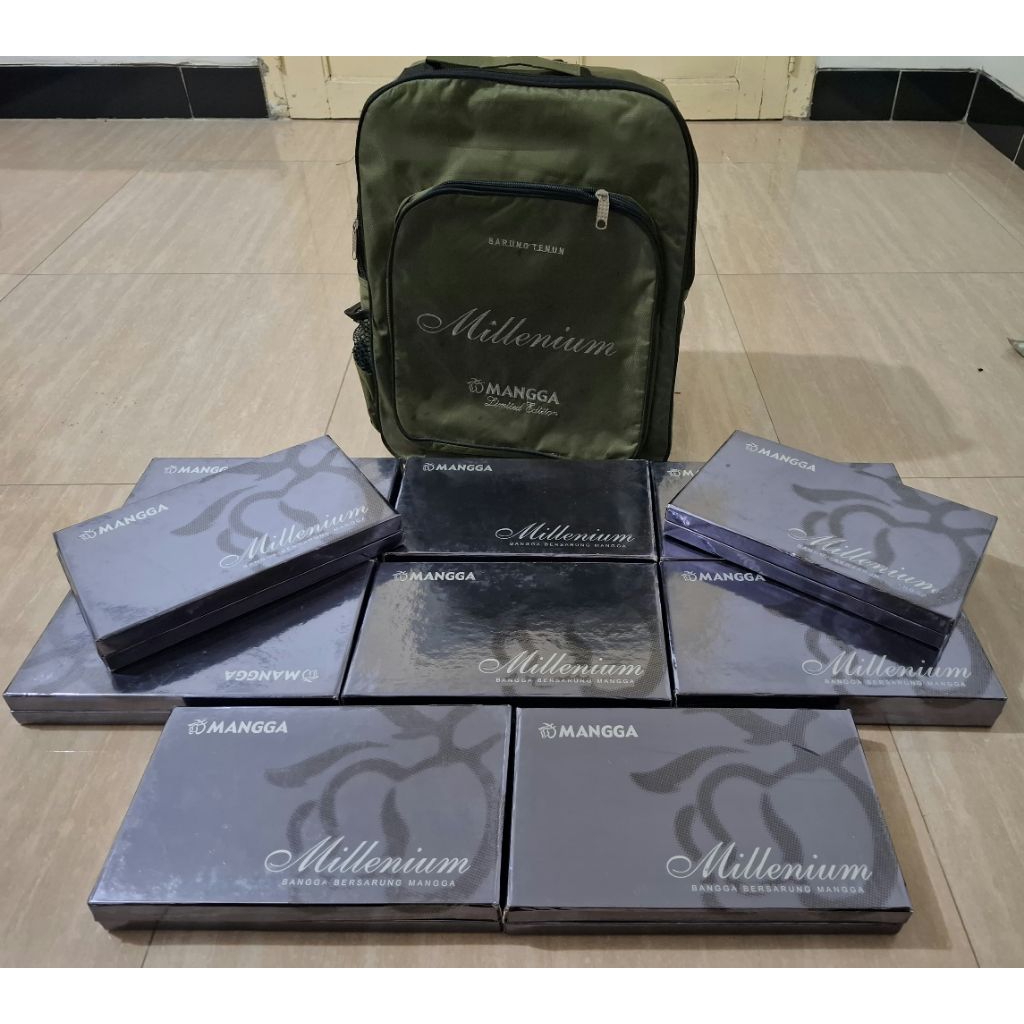 Sarung Jadulan Merk Mangga Millenium | Sarung Palaikat kotak