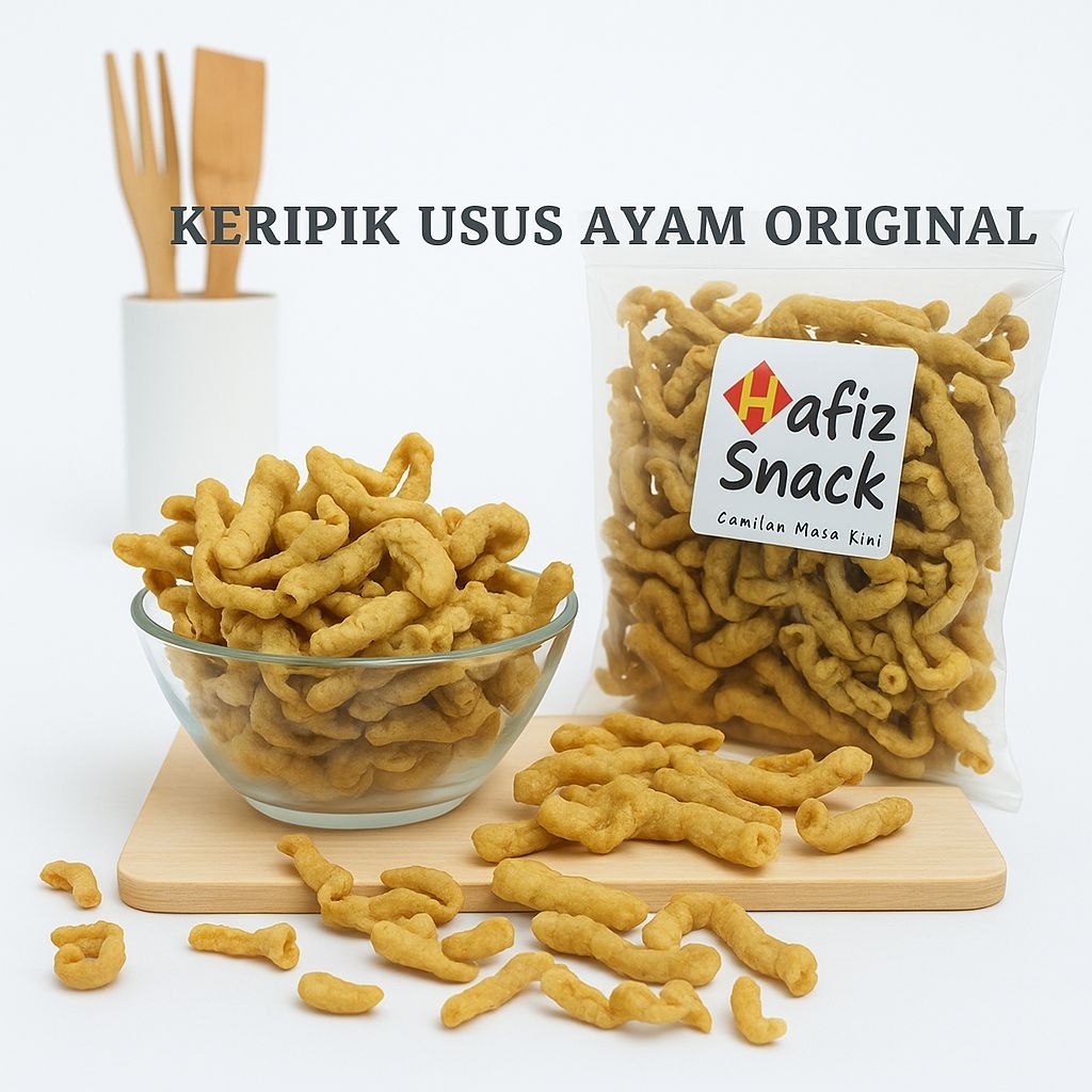 

KERIPIK USUS AYAM ORIGINAL CRISPY 250 gr