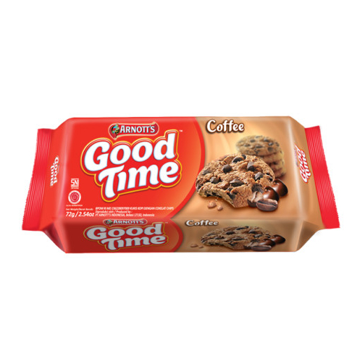 

GOOD TIME COFFEE CHOCOCHIPS COOKIES 72 GR 8994755030240