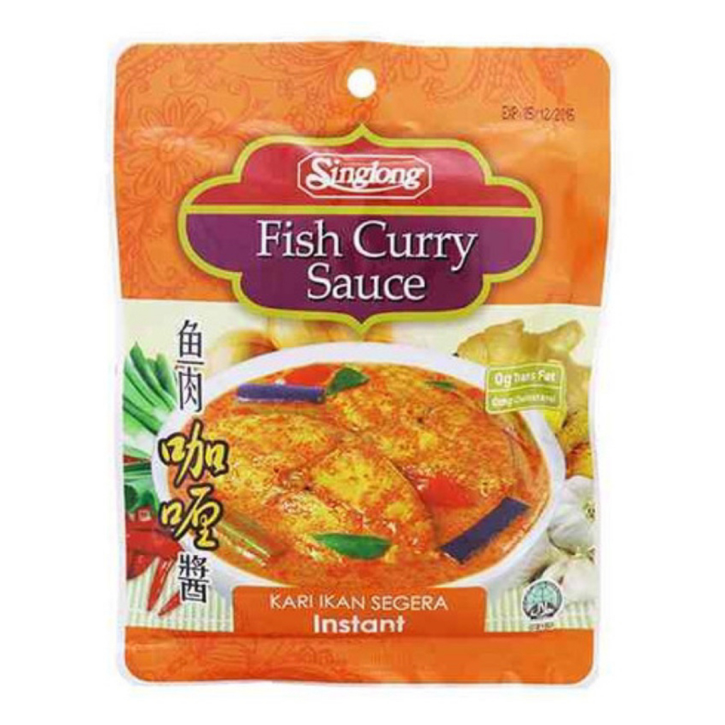 

Bumbu Instan Kari Ikan.Singlong 120g