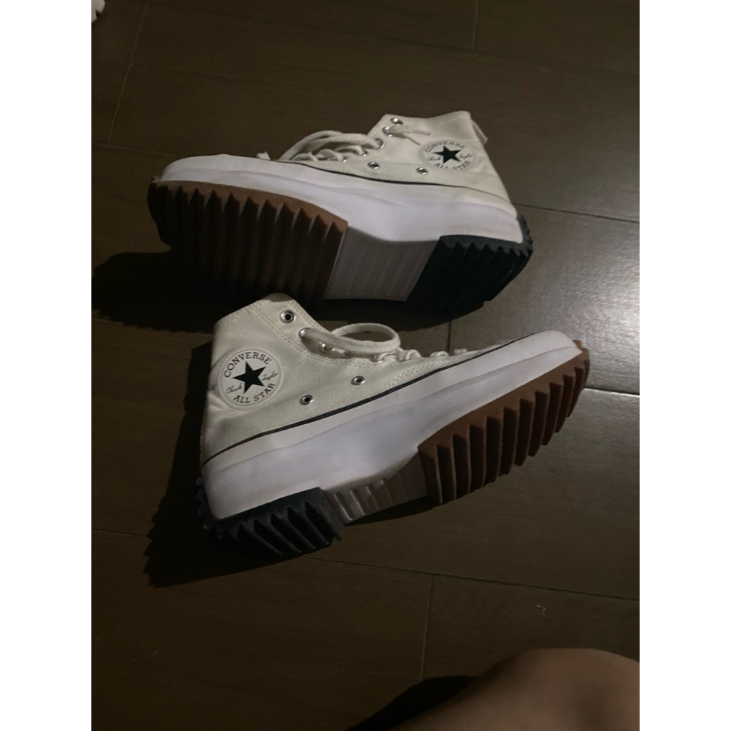 converse run star white size 39 second
