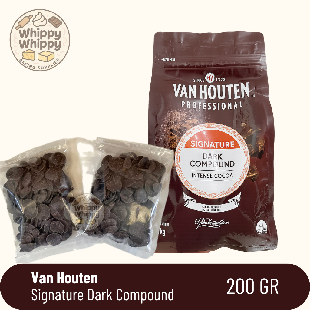 

Van Houten Intense DARK Compound 200 GR / Van Houten Dark Chocolate / Compound Chocolate
