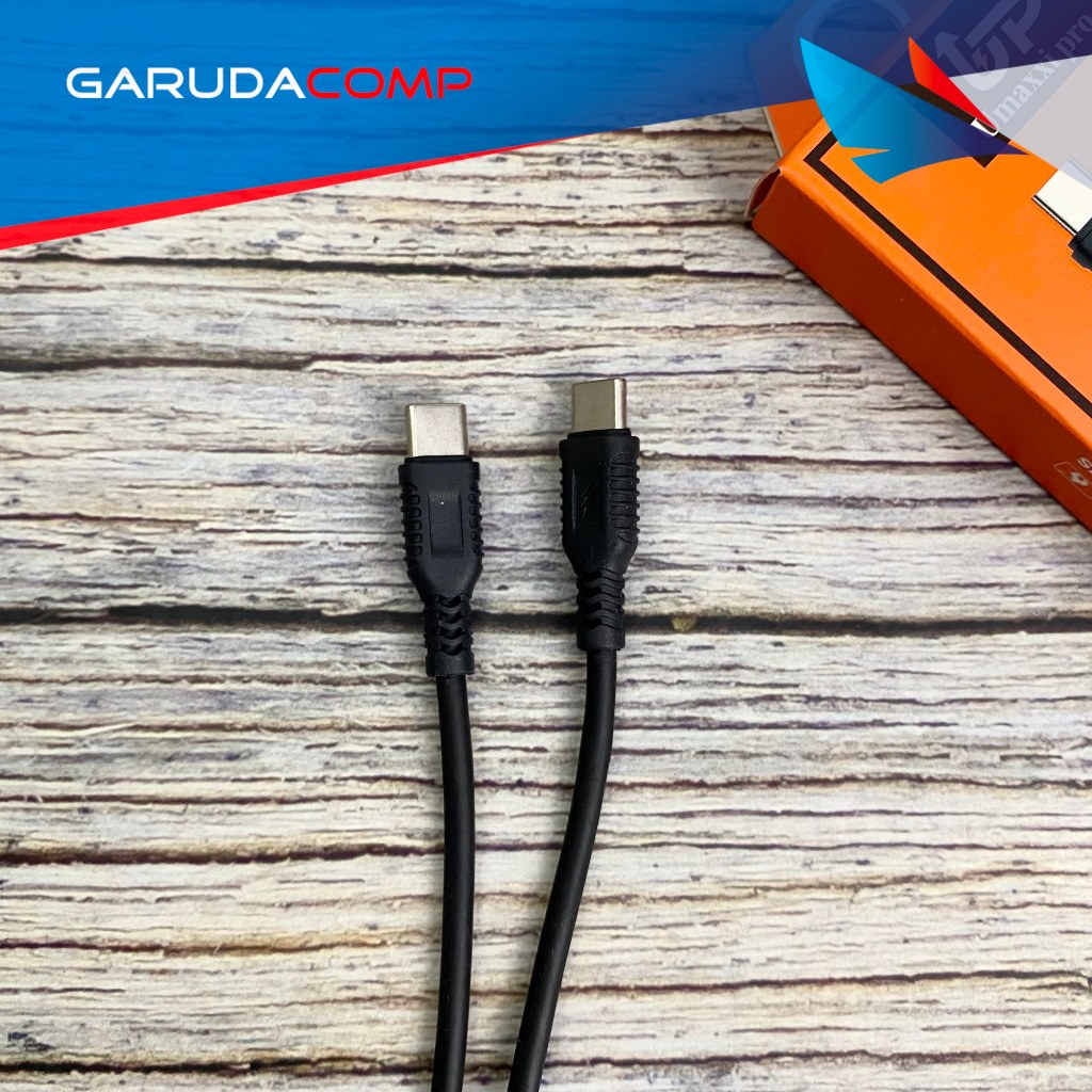 UMAXXI PRO Kabel Type C to Type C Fast Charging panjang 1m Kabel Charger Casan Charging Cepat 1 mete