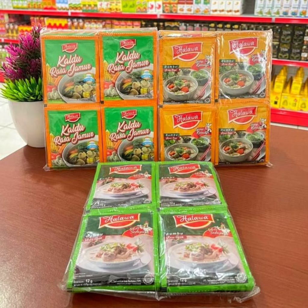 

[24pcs] Halawa Penyedap Rasa Organik] , Bumbu Masak Plus Probiotik , Bumbu Masak Penyedap Rasa