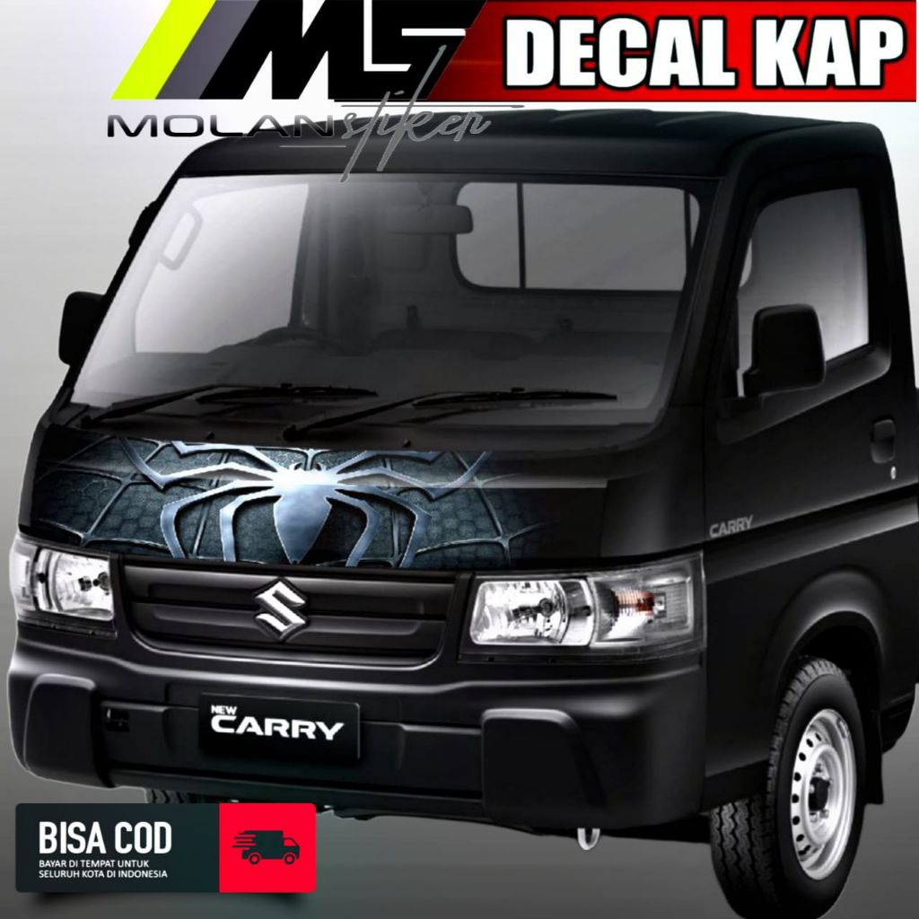 Decal Sticker Striping Variasi Kabin Depan New Carry Pickup Decal Kap Kabin Depan New Suzuki Carry P