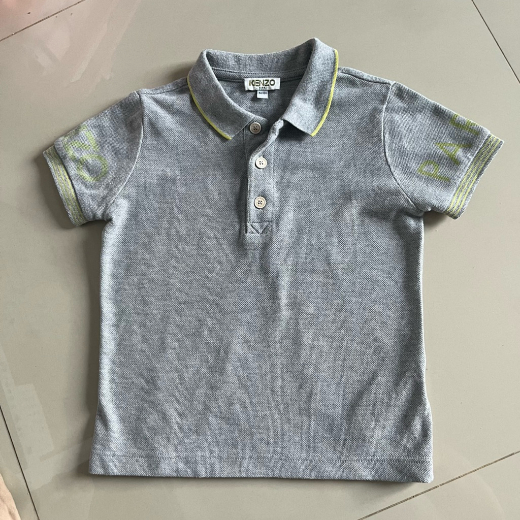(4y) Kenzo Polo Shirt Kaos Polo Anak Original Authentic Second Preloved