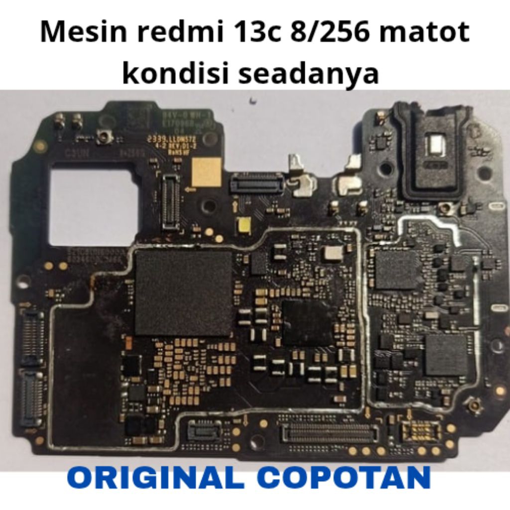 mesin redmi 13c RAM 8/256 kondisi mati ori copotan