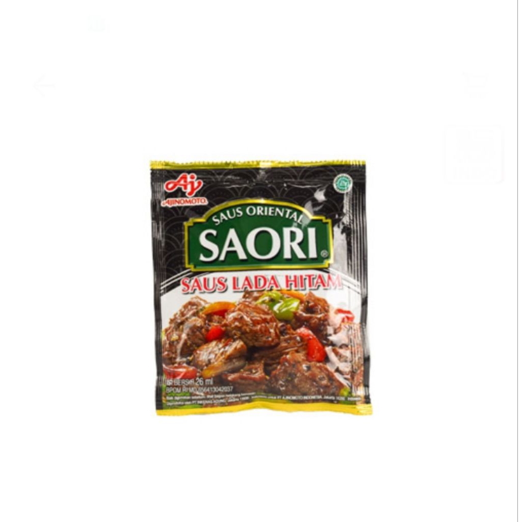 

Saori saus lada hitam 26 ml