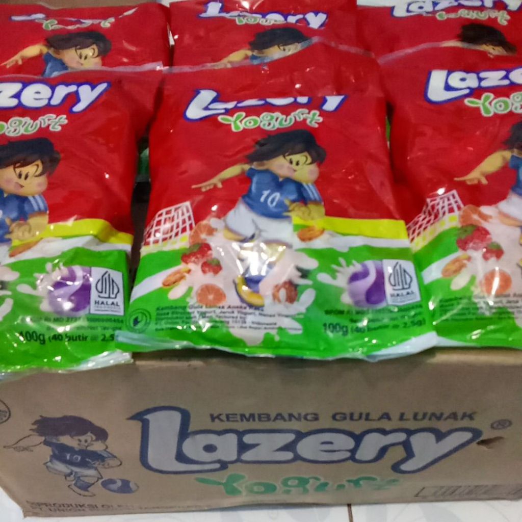

GROSIR PERMEN LAZERY YOGHURT 1 DUS ISI 30 PACK PERMEN/GROSIR PERMEN VIRAL ANEKA RASA