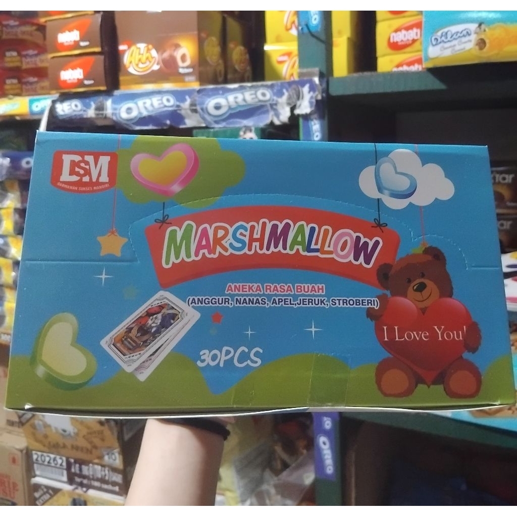 

Marshmallow Aneka Rasa Buah (isi 30)