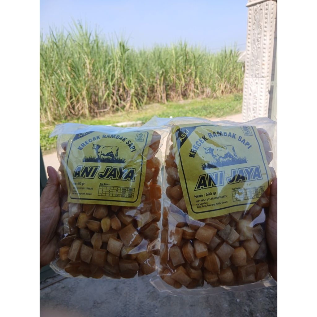 

krecek rambak kulit sapi kotak mentah 1,5kg