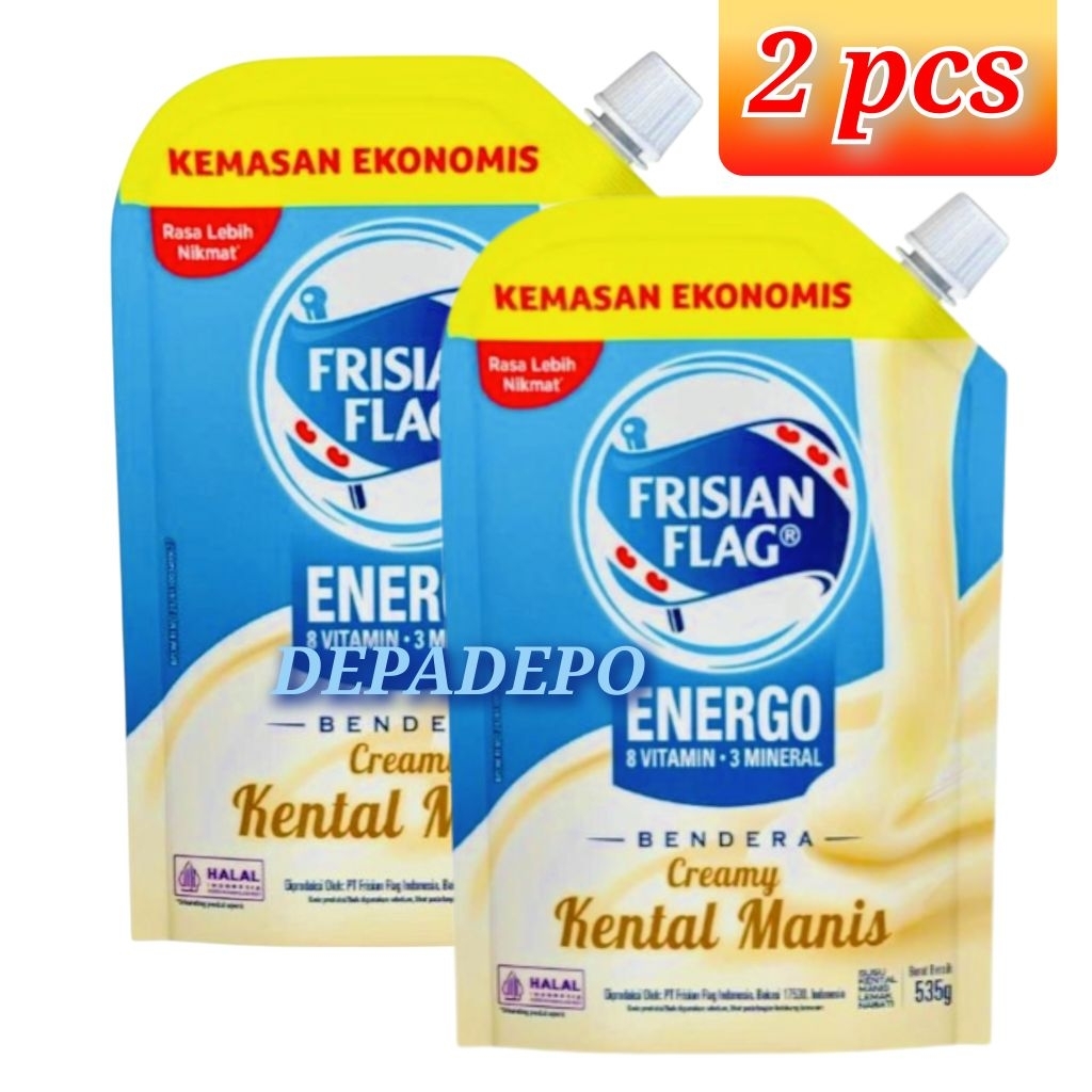 

Frisian Flag Susu Kental Manis Pouch 535gr x 2 Pcs – Rasa Lezat & Ekonomis untuk Kue dan Minuman