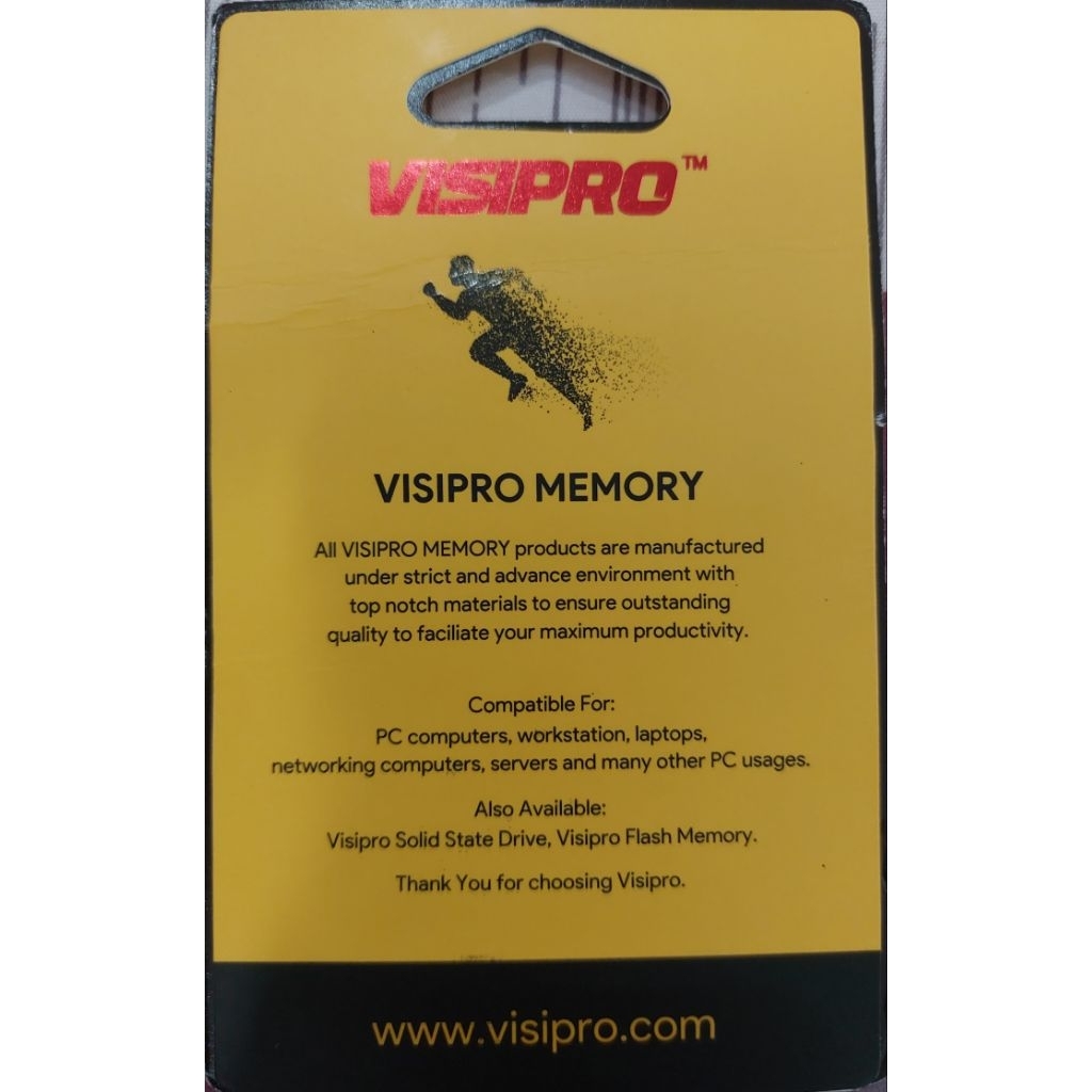 RAM VISIPRO 4GB DDR4 HIGH COMPATIBILITY
