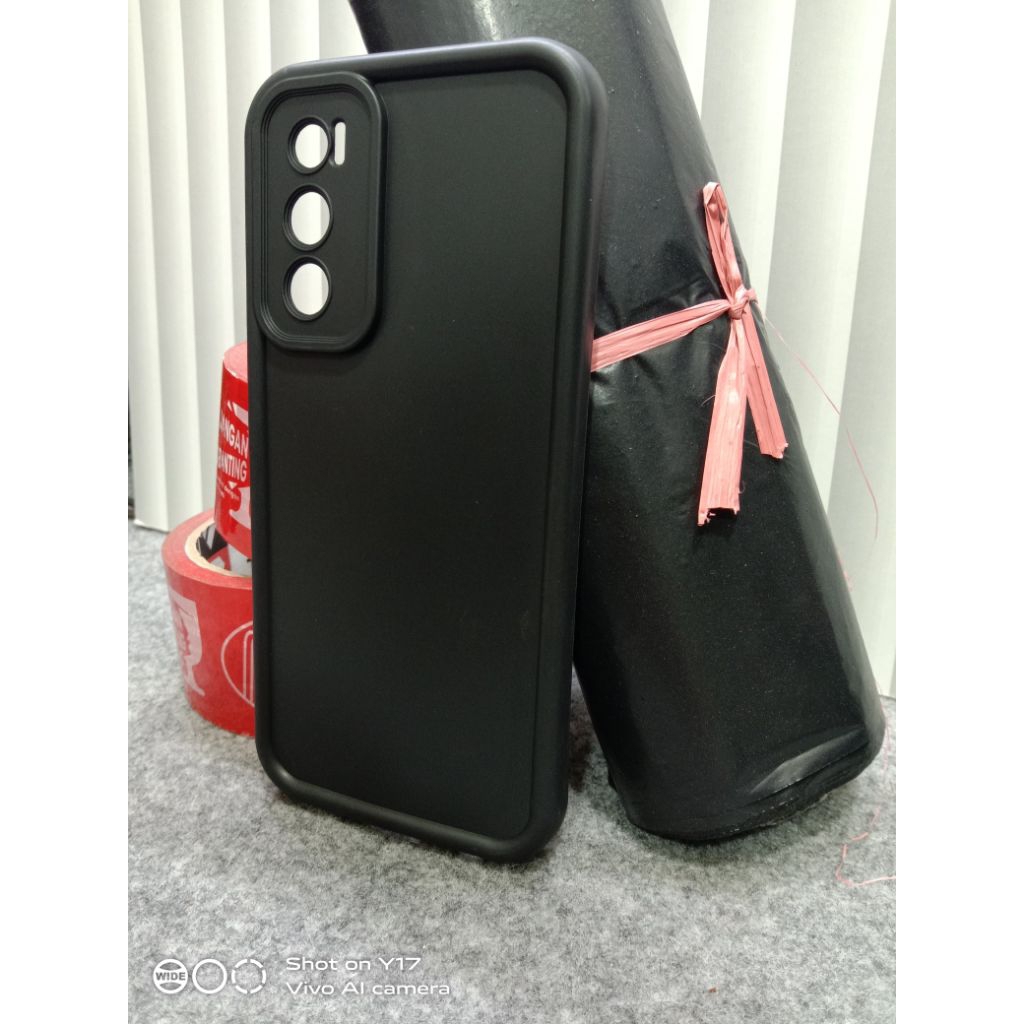 Case VIVO V20SE polos black matte procam softcase premium mewah berkualitas
