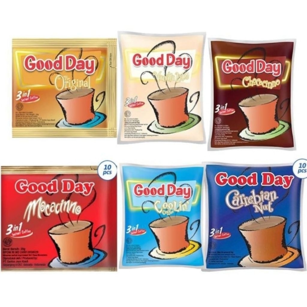 

Kopi Goodday 1 RENTENG/10SACHET 20gram