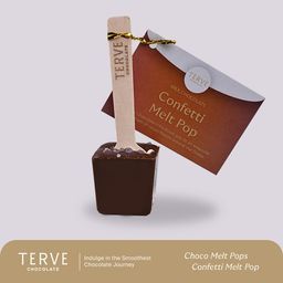 

Terve Confetti Milk Chocolate Melt Pop 30gr
