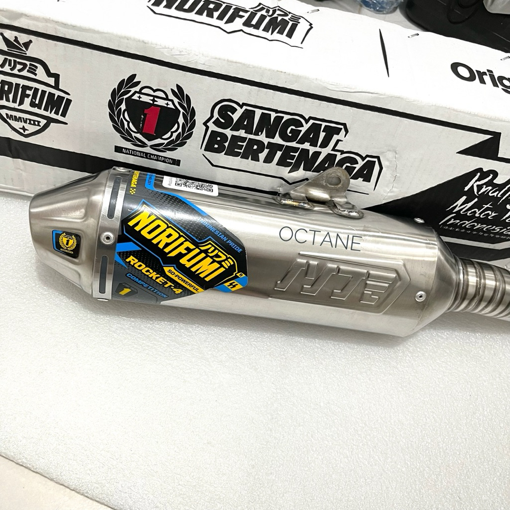Knalpot Norifumi Rocket 4 Kompetisi Wr155 Original