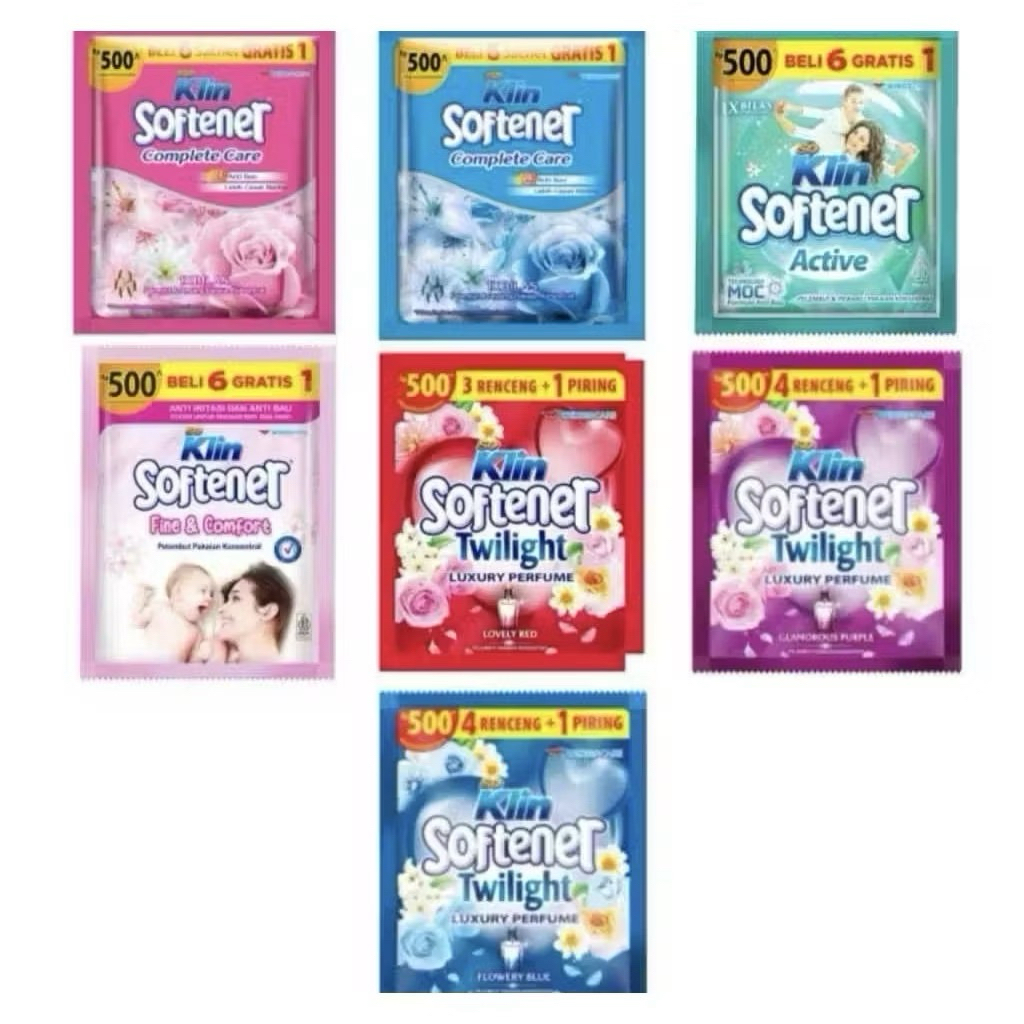softener soklin pewangi pakaian Per Renceng
