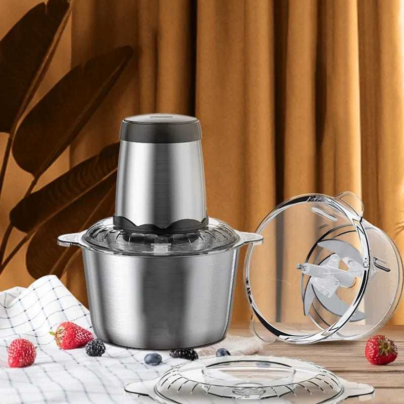 Coper Blender Coper Penggiling Daging Blender Bumbu Choper Blender Portable Penggiling Daging 2 L