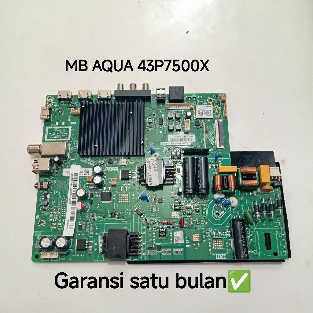 MB TV LED AQUA 43P7500X MAINBOARD-MOTHERBOARD-MOBO-MODUL MESIN TV LED AQUA 43P7500X