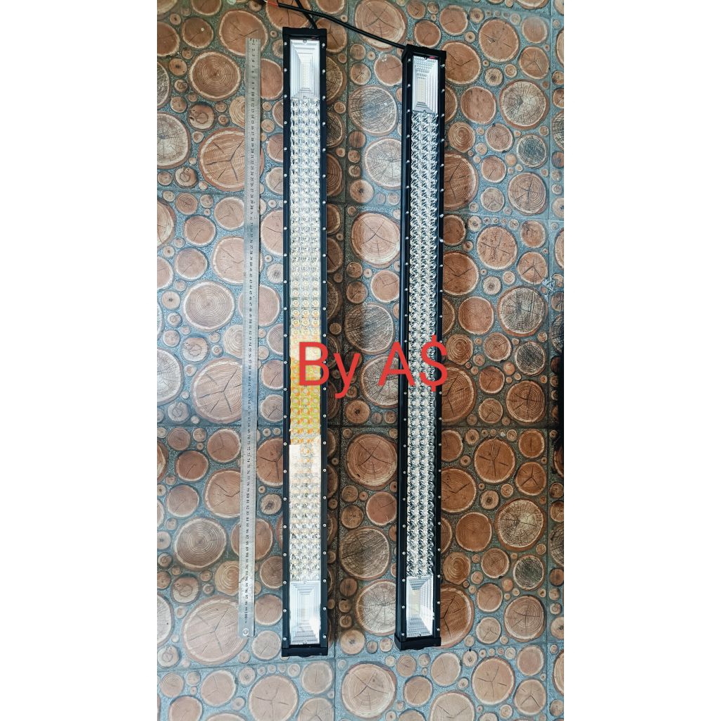 lampu LED bar offroad 5 mode kuning dan putih 105cm