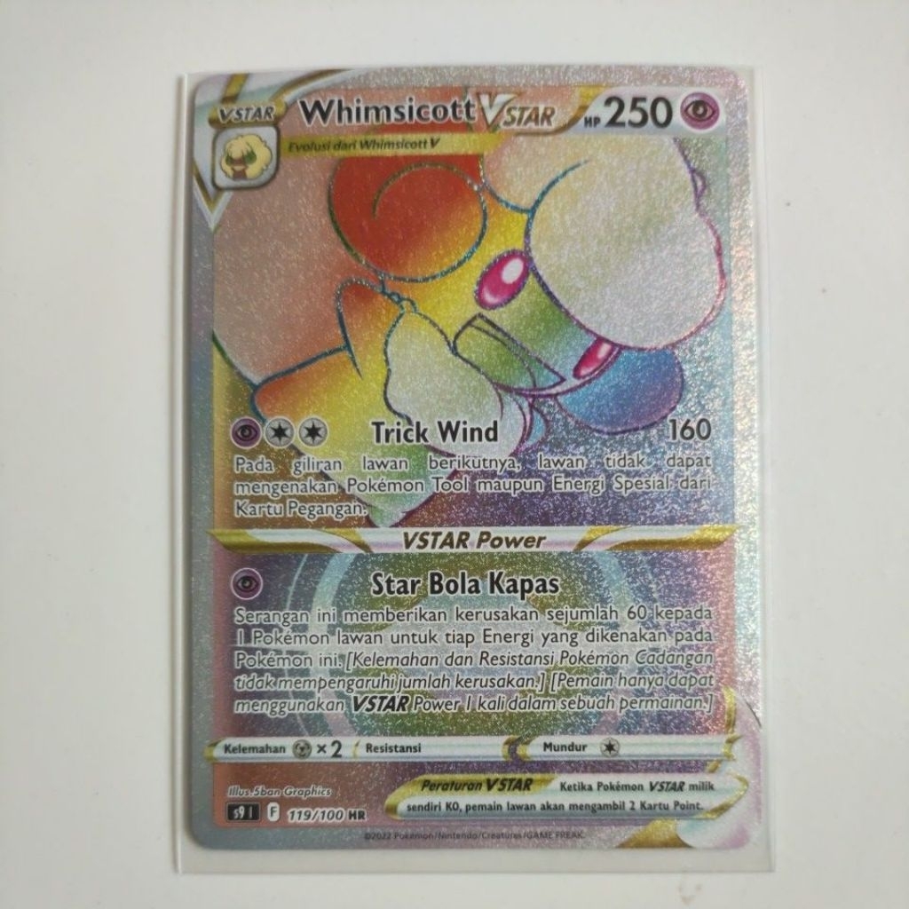 Kartu Pokemon Whimsicott vstar