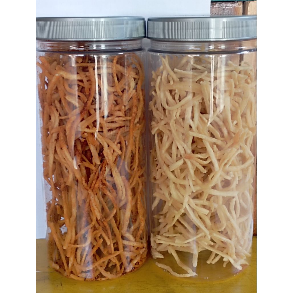 

sistik mie pedas dan original kemarin toples 1500ml gurih renyah bikin nagih