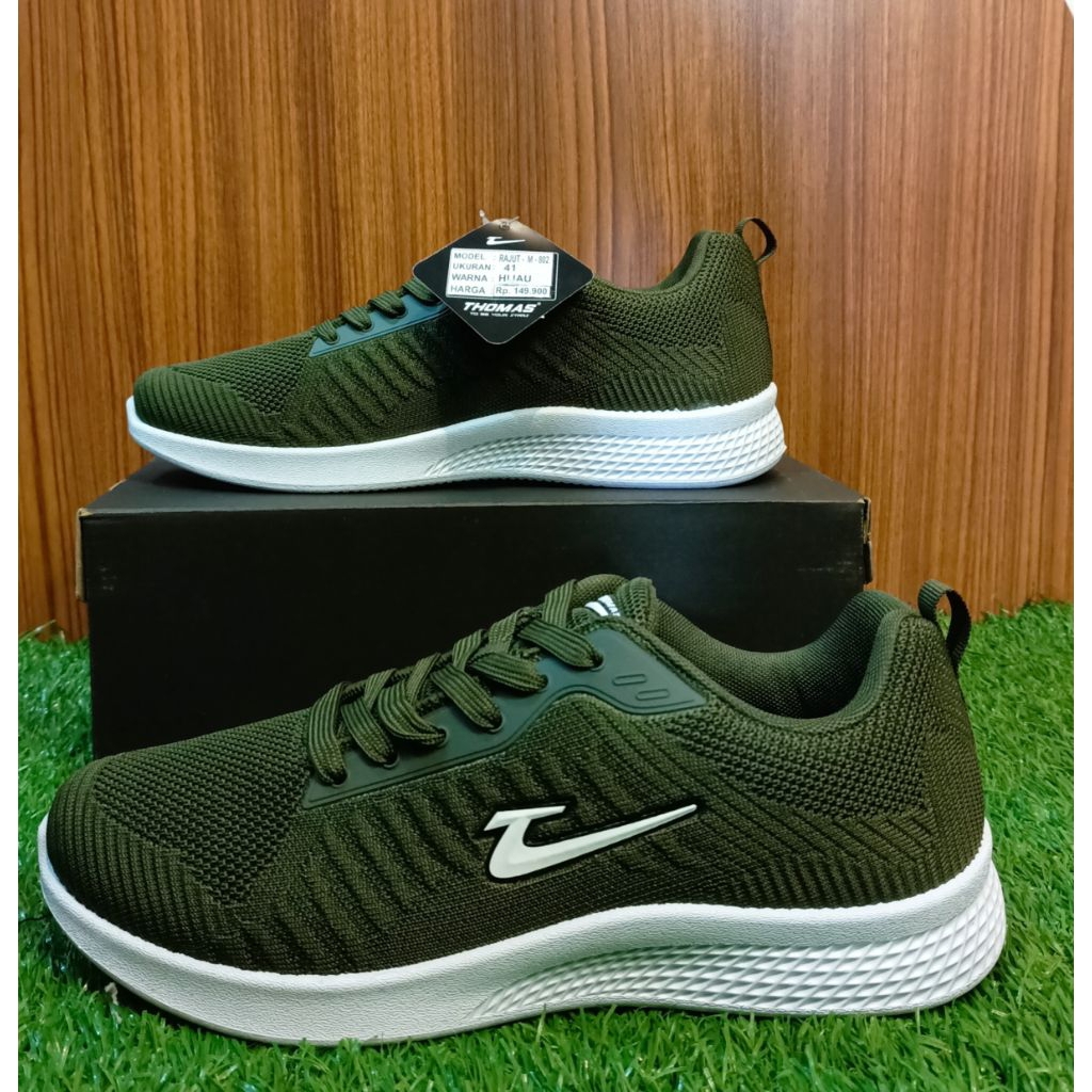SEPATU THOMAS RAJUT-M-802 SNEAKERS DEWASA
