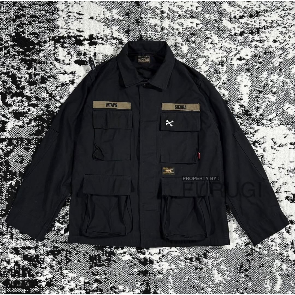 WTAPS JUNGLE LS SHIRT. NYCO. SATIN (RARE PIECES) 2015