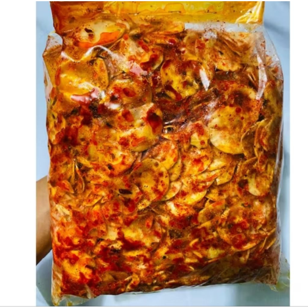 

Seblak krupuk kemplang putih pedas daun jeruk 500gr