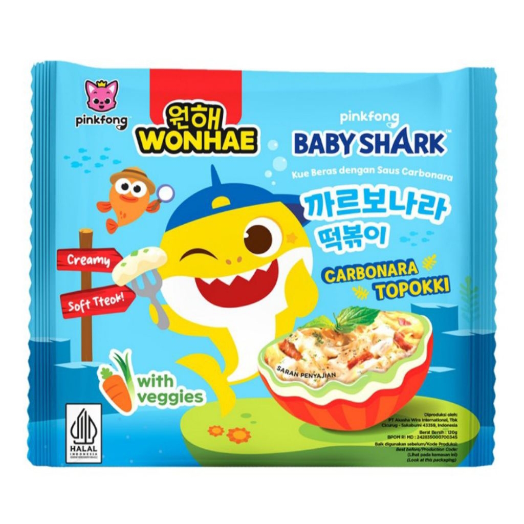 

Wonhae Topokki Kids Rasa Carbonara Instan 80 g