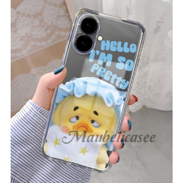 Mbc128 case duck silikon/tpu compatible infinix smart 10 hot 50i 8 7 5 6 hot 40i hot 40 pro note 30 