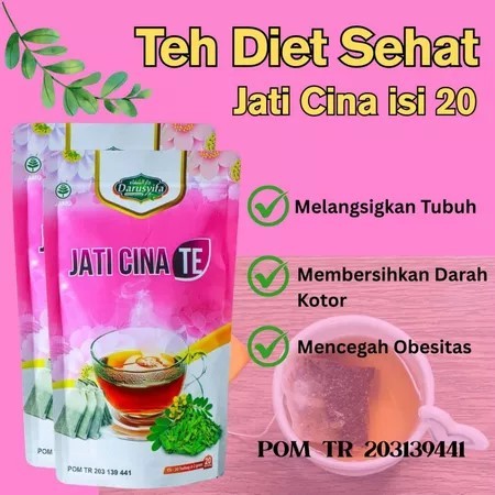 

TEH CELUP JATI CINA DARUSYIFA DAN BERKAH PELANGSING ALAMI ISI 20 TEA BAG