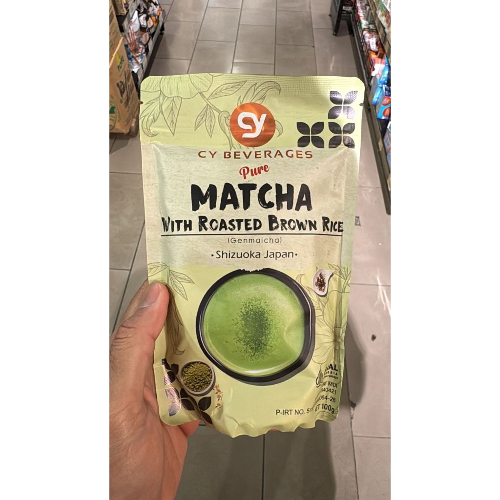 

CY Beverages Pure Matcha With Roasted Brown Rice