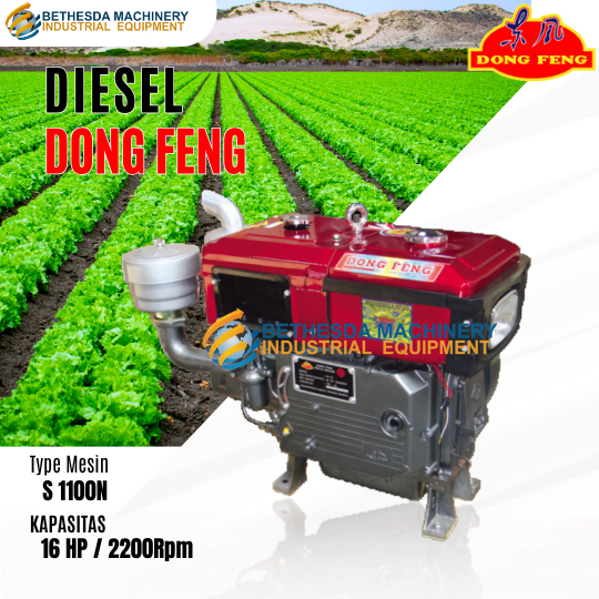 Diesel Penggerak DONGFENG S 1100 N - 16HP 16 PK Dong feng Radiator