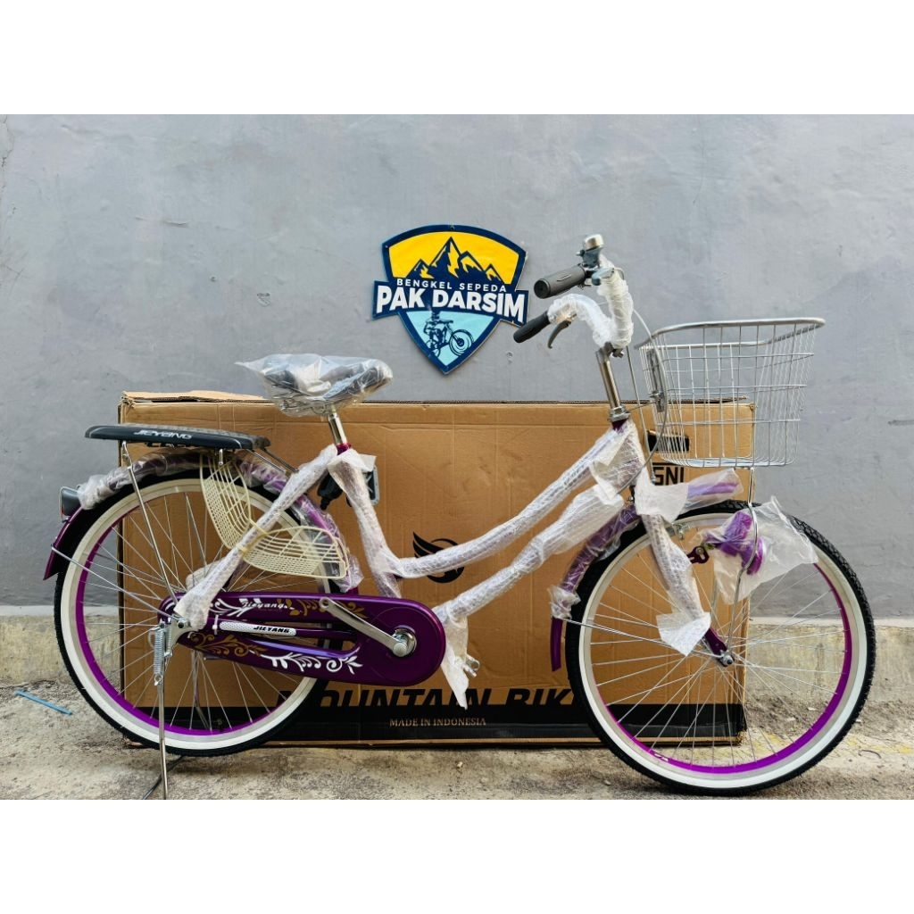 Sepeda Mini 24 Jieyang Velg dan keranjang Aluminium