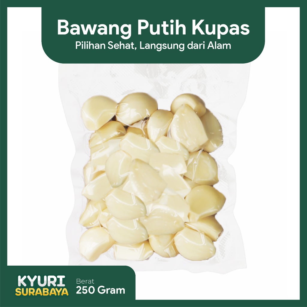 

Bawang Putih Kupas Fresh 250gr